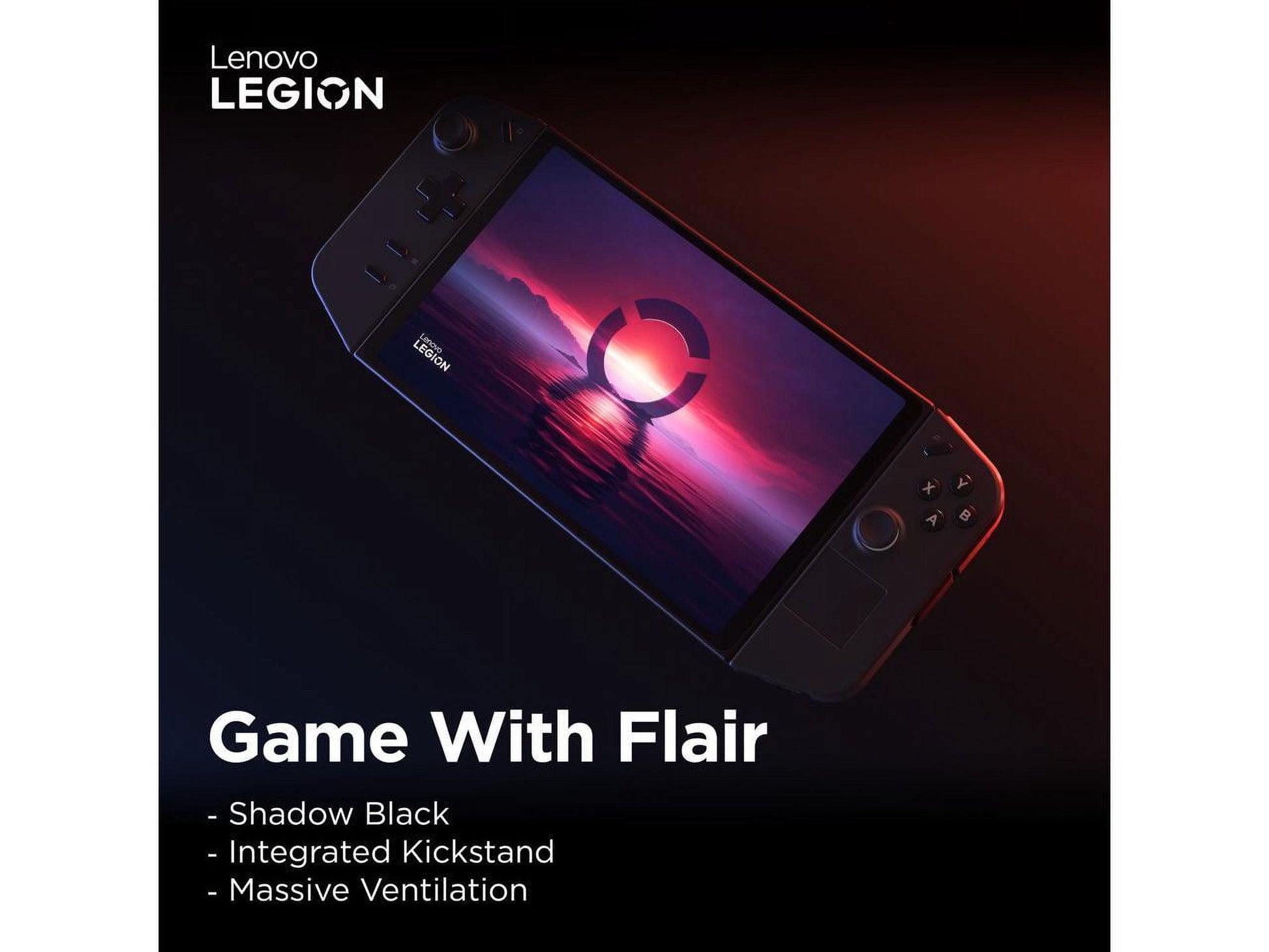 Legion Go Handheld Touchscreen Gaming PC - Shadow Black [AMD Ryzen Z1 Extreme 16GB RAM 512GB SSD]