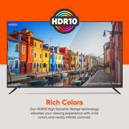 65” Class 4K UHD (2160P) LED Roku Smart Television HDR (100012587)