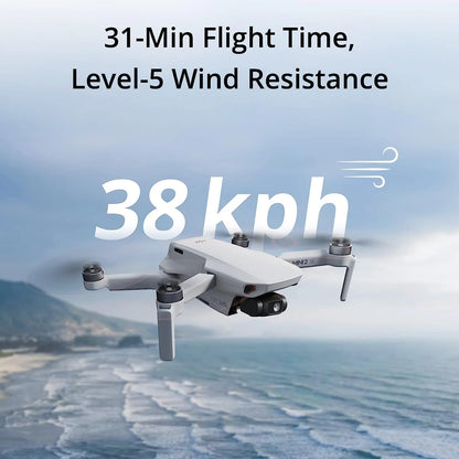 Mini 2 SE Camera Drone Quadcopter with RC-N1 Remote Controller, QHD Video, 10Km Transmission, under 249G, Return to Home, 2 Year CPS Extended Warranty Bundle with Deco Gear Backpack + Accessories